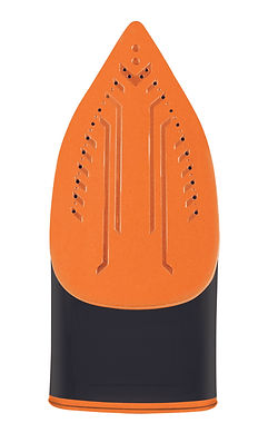 Plancha Taurus Penélope De Cerámica Con Golpe De Vapor, 1200 Watts Color Negro-Naranja