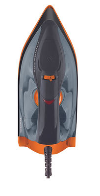 Plancha Taurus Penélope De Cerámica Con Golpe De Vapor, 1200 Watts Color Negro-Naranja