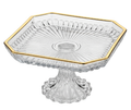 Colección Elegance: Bases Pasteleras de Cristal y Oro