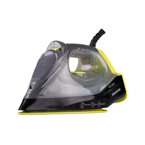 Plancha Taurus Cleo De Cerámica Con Golpe De Vapor, 1200 Watts Color Negro