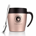 Taza de viaje de acero inoxidable con aislamiento al vacío: termotaza de 330 ml para café, té y agua: duradera, a prueba de fugas, mantiene las bebidas calientes/frías