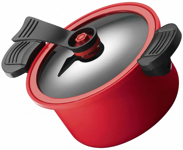 Olla de cocción lenta a presión, antiadherente, práctica, utensilios de cocina de hierro grueso antiadherente, accesorios de cocina