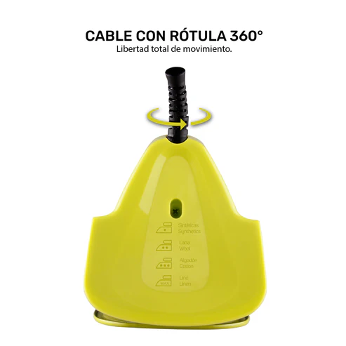 Plancha Taurus Cleo De Cerámica Con Golpe De Vapor, 1200 Watts Color Negro