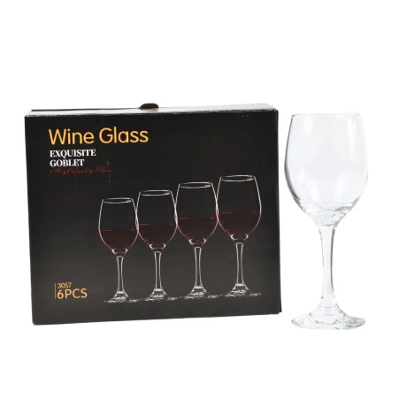Set de Copas de Vino "Exquisite Goblet" – Pack de 6 Piezas